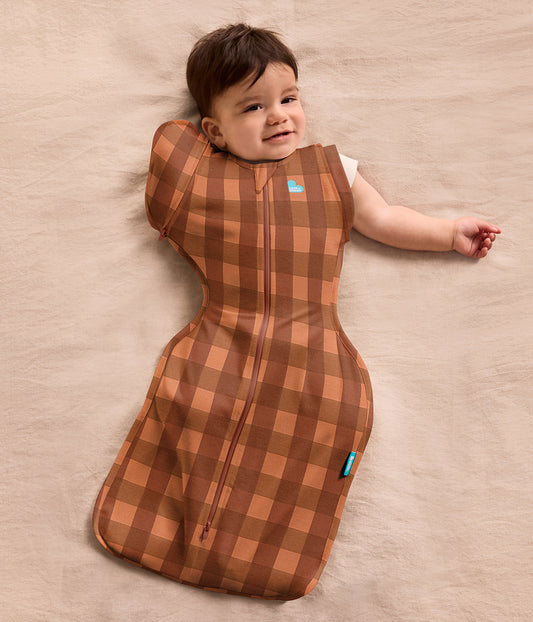 Swaddle Up™ 2-in-1 Transition Bag 1.0 TOG Viscose from Bamboo Chocolate Wandering Folk