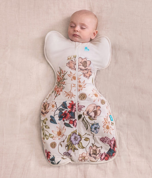 Swaddle Up™ 2.5 TOG Quilted Cotton Cream Wandering Folk