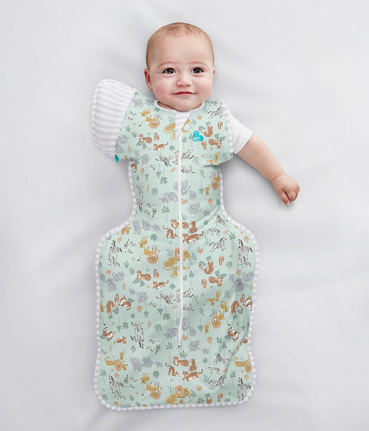 Swaddle Up™ Transition Bag 1.0 TOG Cotton Green Safari