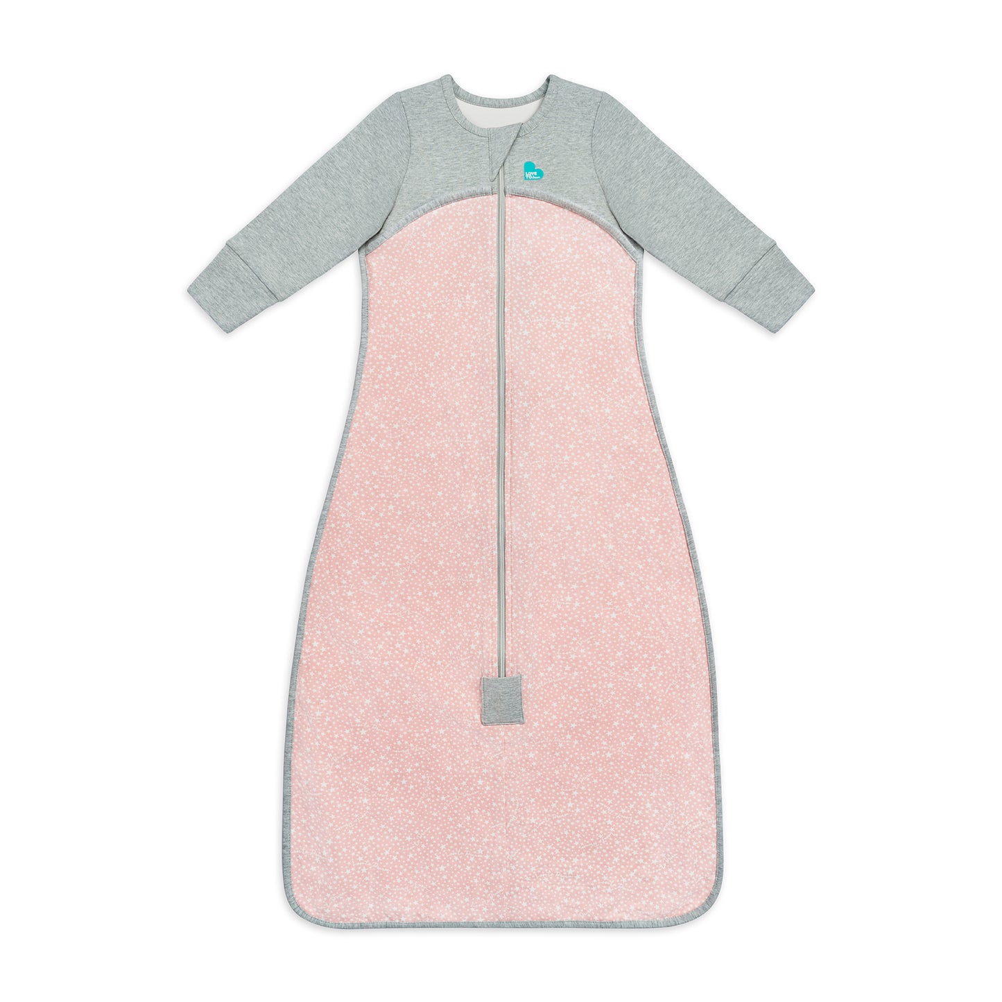 Sleep Bag Long Sleeve 1.0 TOG (20-24°C) Rose Stardust Original Cotton