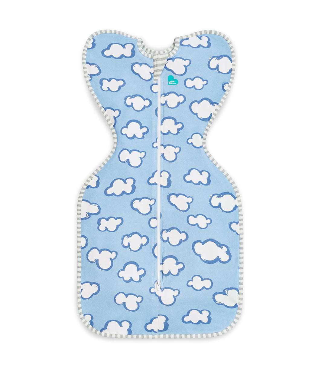 Swaddle Up™ 1.0 TOG (20-24°C) Dusty Blue Daydream Original Cotton