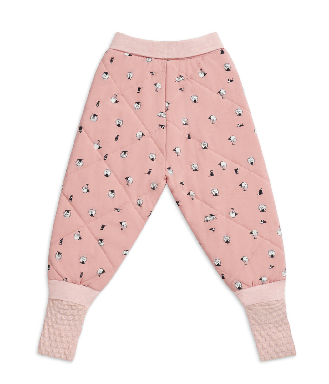Sleep Suit Long Sleeve Two-Piece 2.5 TOG Organic Cotton/Merino Wool Rose Lamb's Best Friend