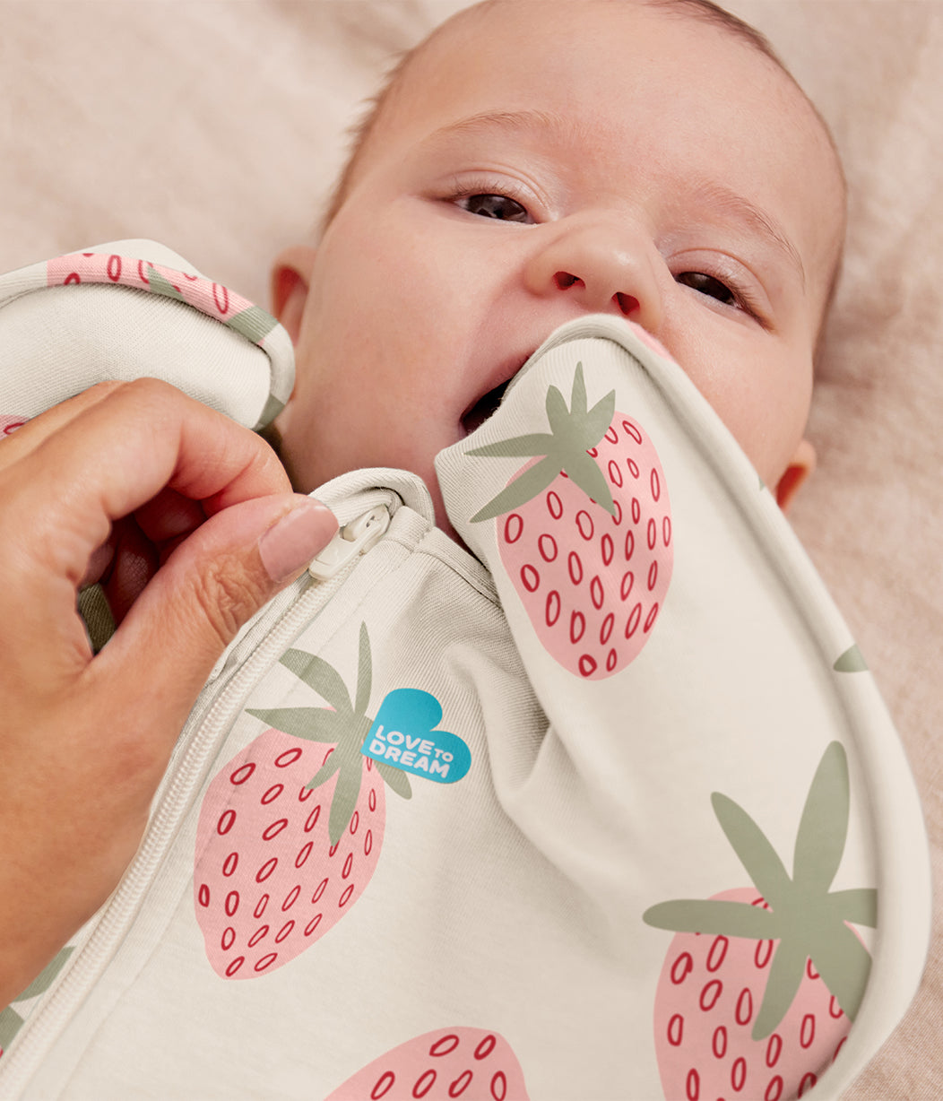 Swaddle Up™ 1.0 TOG Original Cotton Cream Bumper Crop