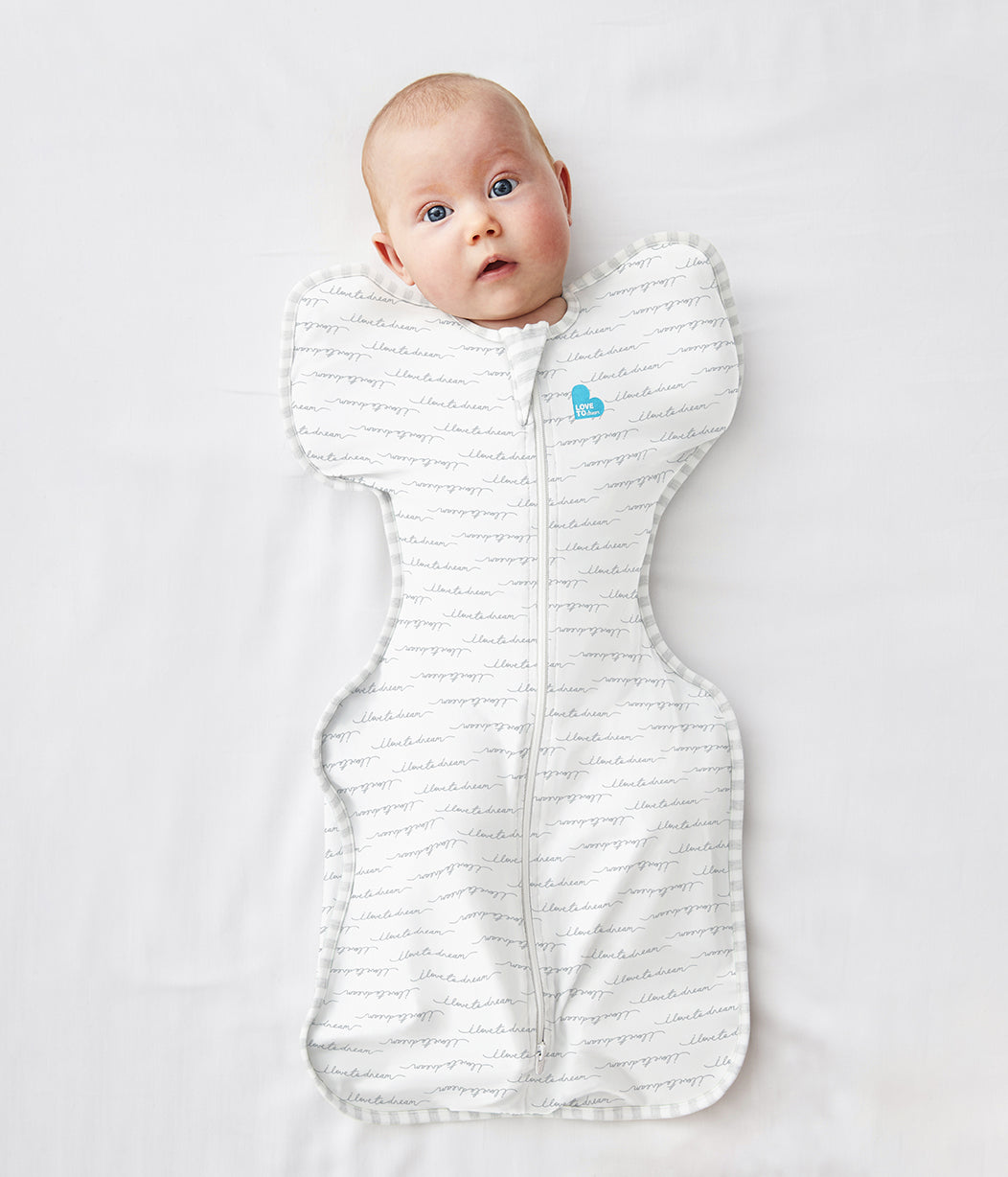 Swaddle Up™ 1.0 TOG Cotton White Dreamer