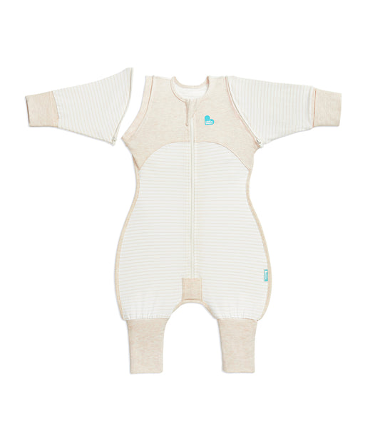 Swaddle Up™ Transition Suit 0.2 TOG Cotton Tan Breton Stripe