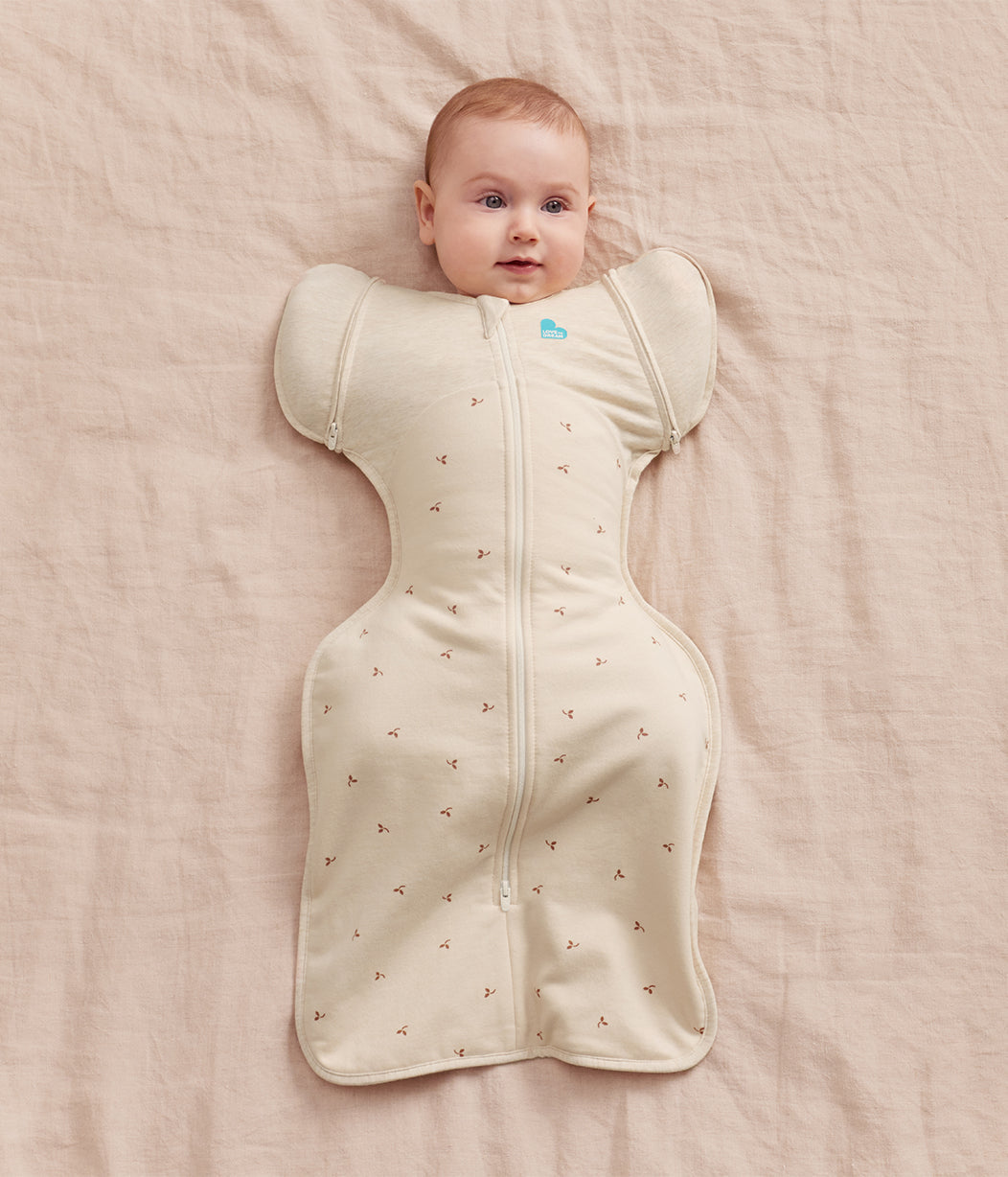 Swaddle Up™ 2-in-1 Transition Bag 1.5 TOG Cotton Oatmeal Twigs