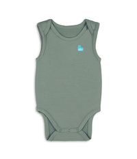 Bodysuit Sleeveless Viscose from Bamboo Deep Olive