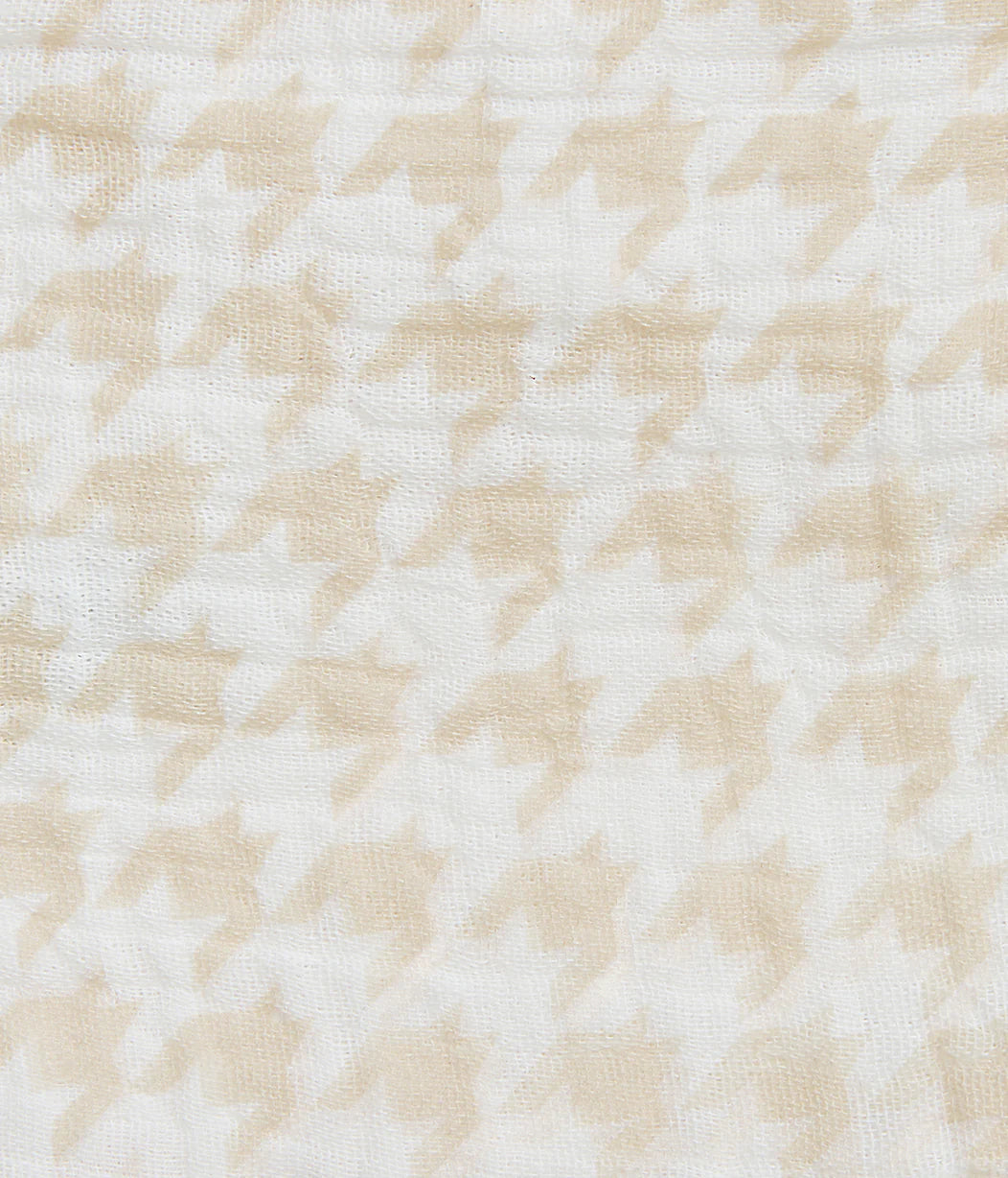 Newborn Starter Gift Bundle | Swaddle Up, Towel, Wash Cloth, Burp Cloths, Bibs | Houndstooth
