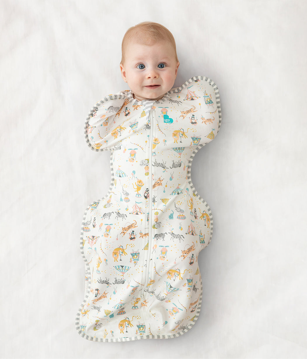 Swaddle Up™ 1.0 TOG Cotton White Circus
