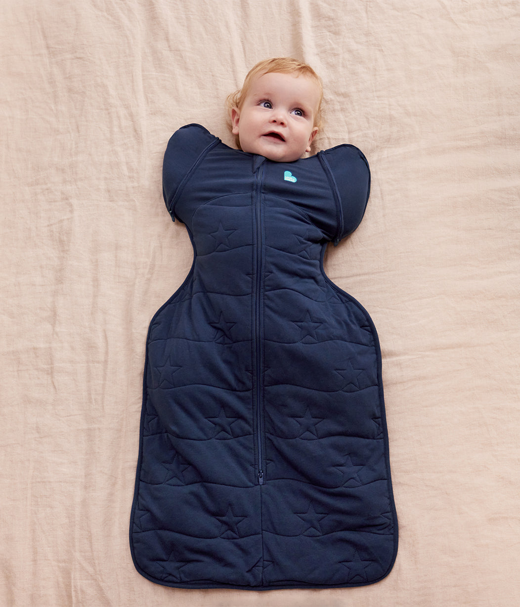 Swaddle Up™ Transition Bag 3.5 TOG Cotton Navy Star Quilting