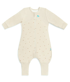 Sleep Suit Long Sleeve 1.5 TOG Cotton Oatmeal Twigs