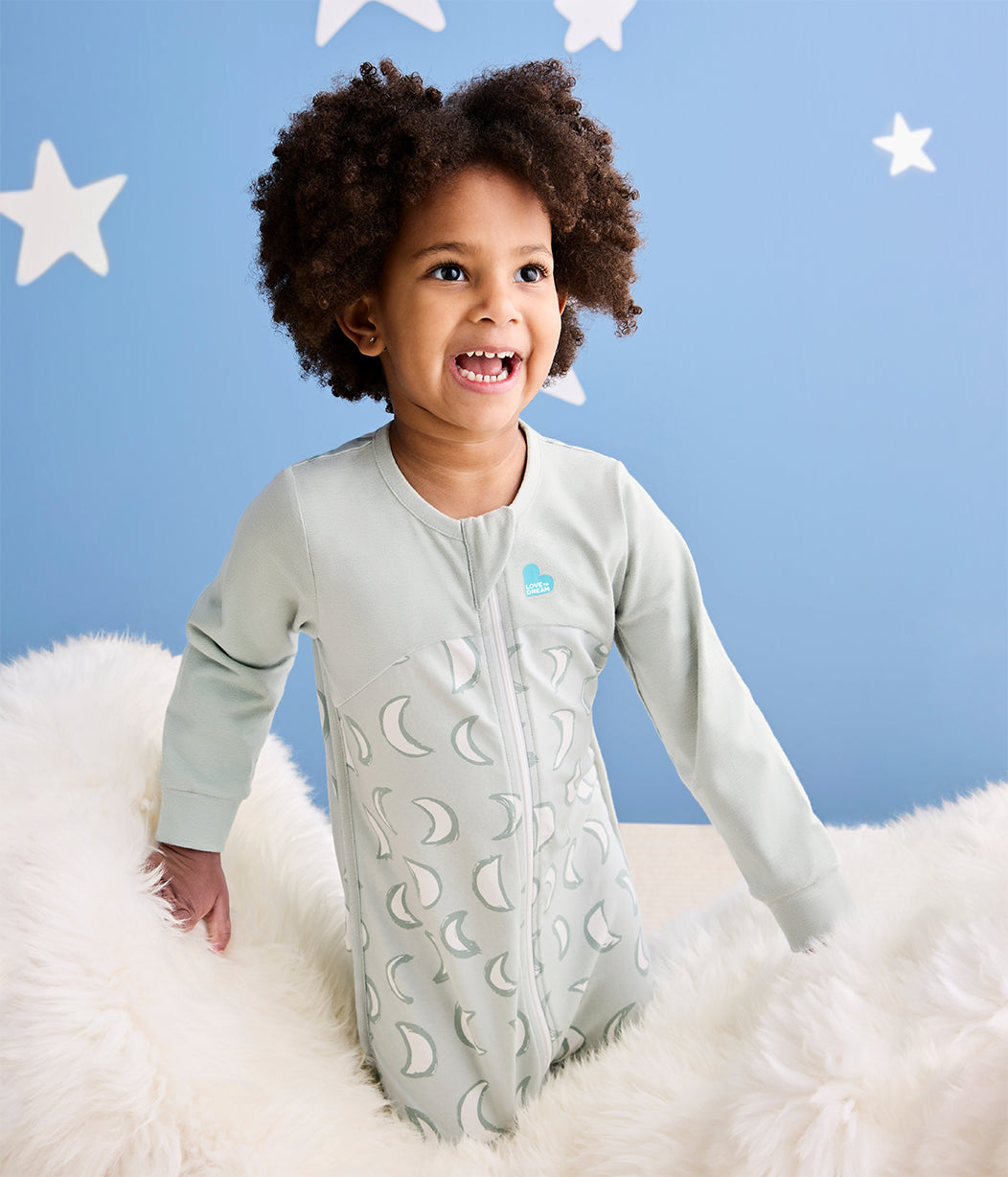 Sleep Suit Long Sleeve 1.0 TOG Cotton Olive Eclipse