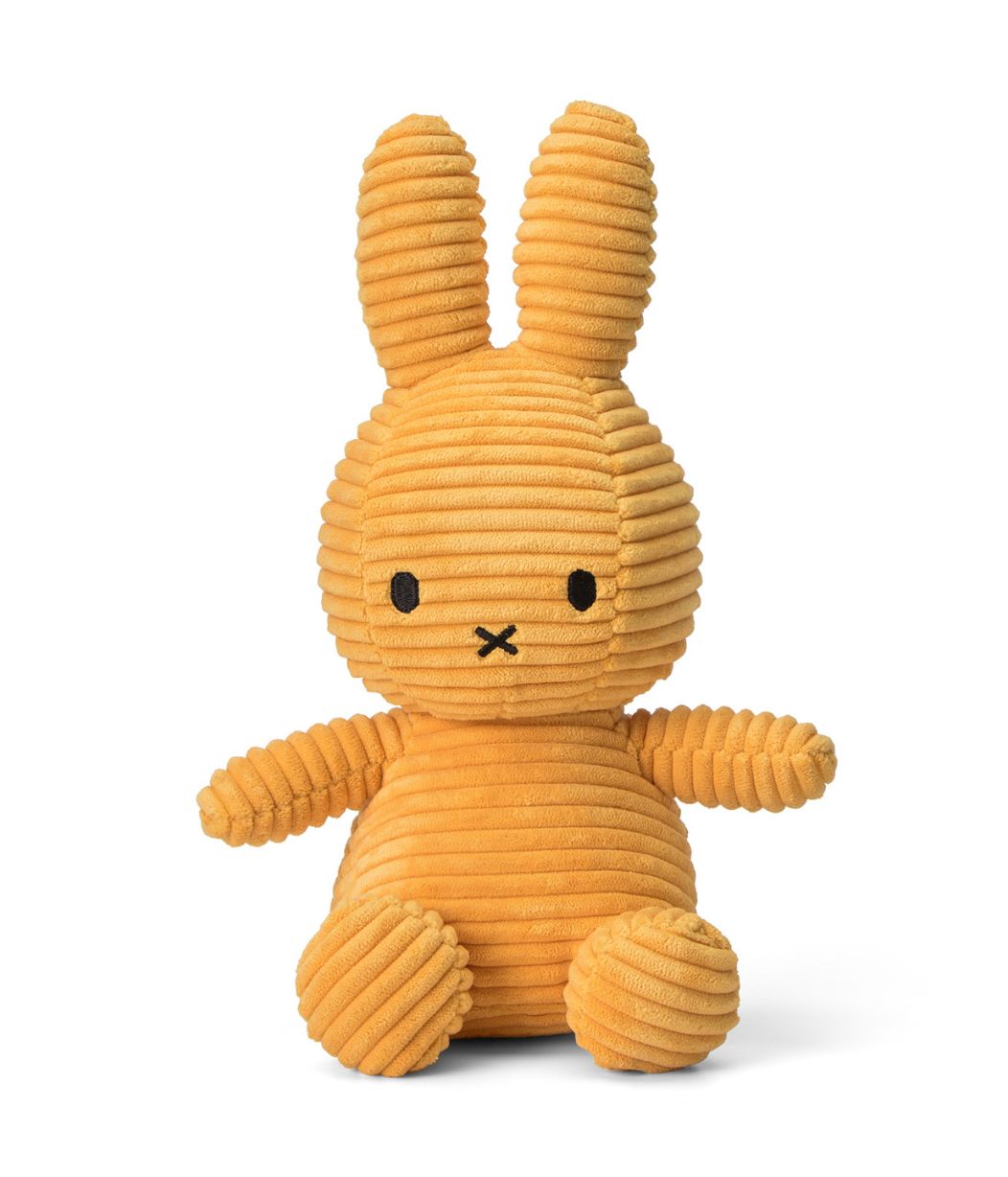 Miffy Eco Plush Toy 23 cm Corduroy Yellow