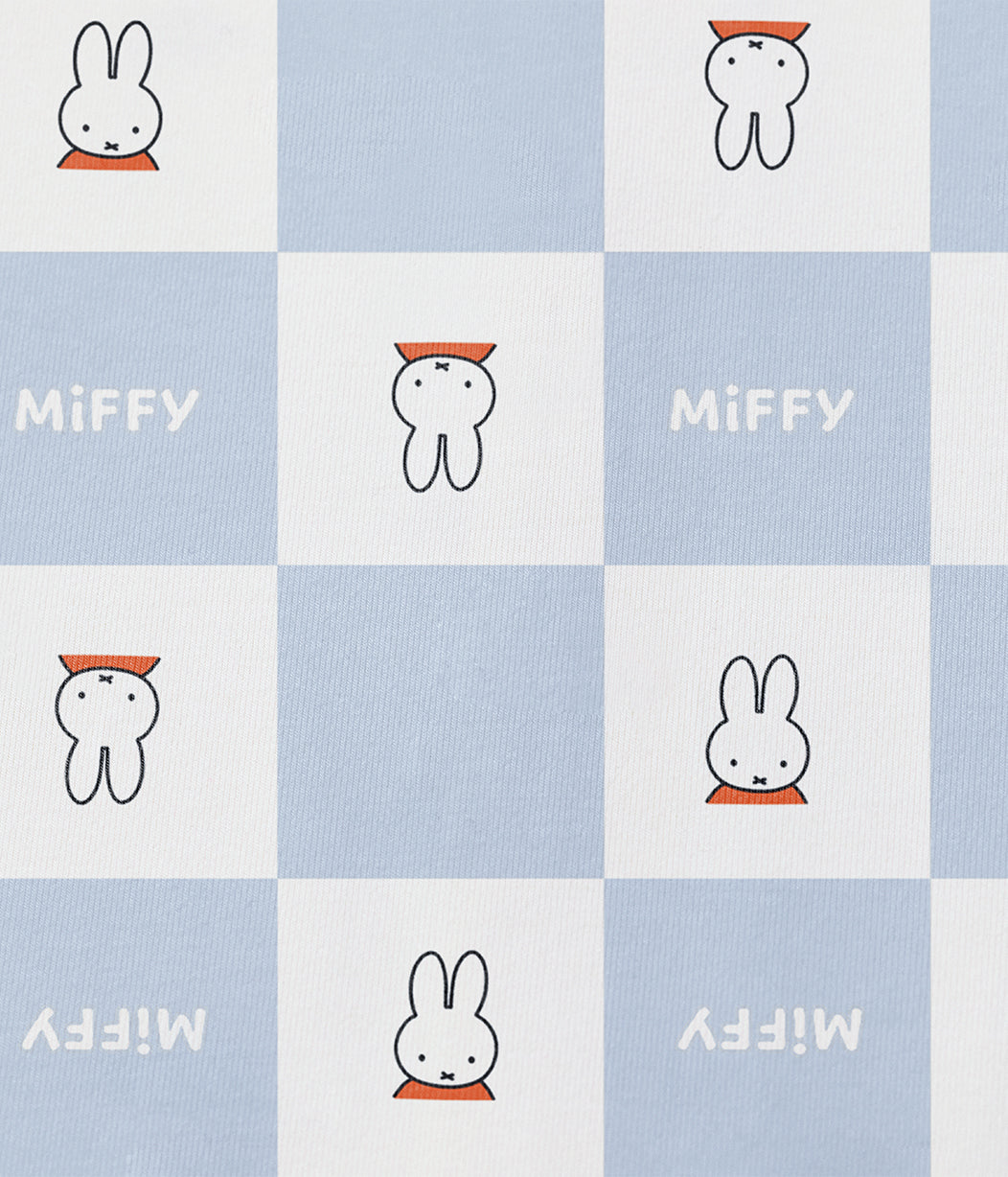 Romper Viscose from Bamboo Blue Miffy Checker