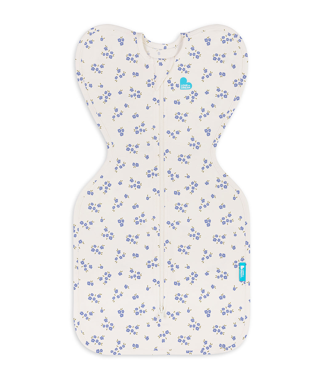 Swaddle Up™ 1.0 TOG Cotton Jacaranda Meadow