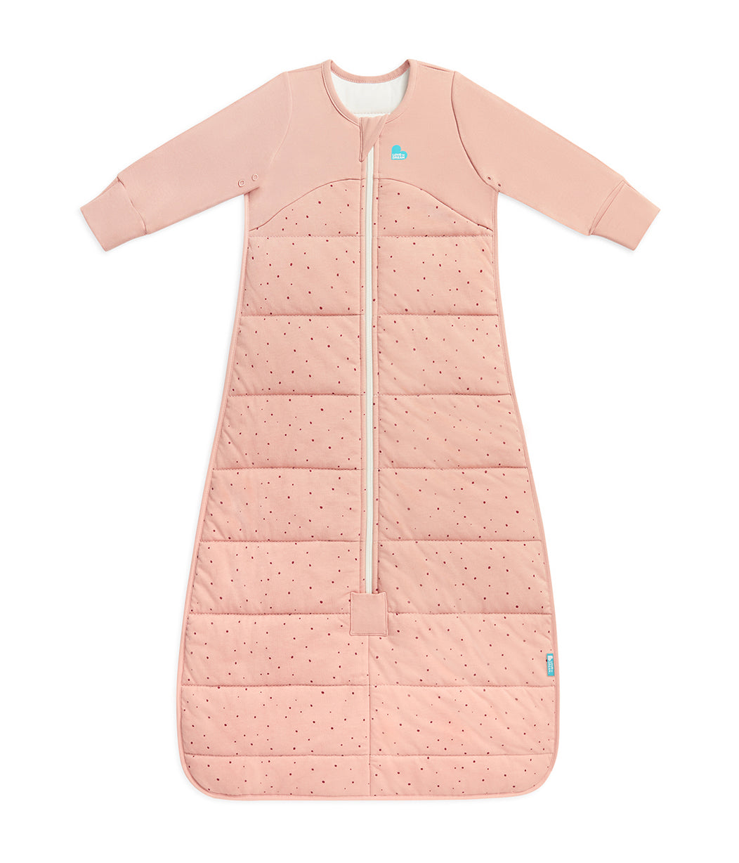 Sleep Bag Long Sleeve 2.5 TOG Quilted Cotton Rose Pebbles