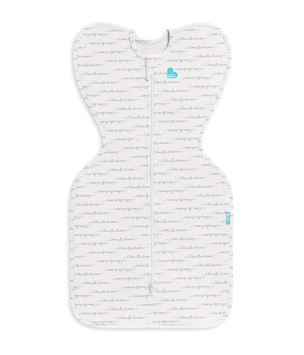 Swaddle Up™ 1.0 TOG Cotton White Dreamer