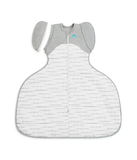 Swaddle Up™ Transition Bag Hip Harness 2.5 TOG Cotton White Dreamer
