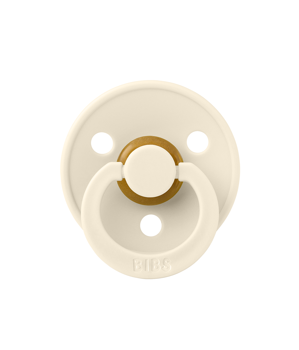 BIBS® Dummies 2 Pack Round Ivory