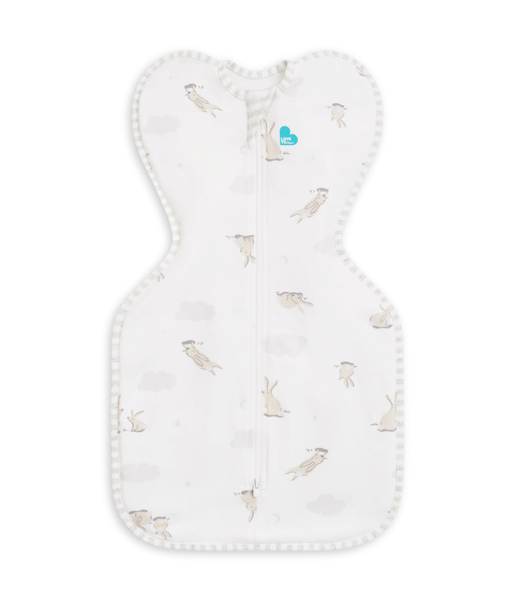 Sleep Machine Swaddle Up Starter Bundle | 1.0 | 1.5 OG | White Cloud Bunnies | Oatmeal