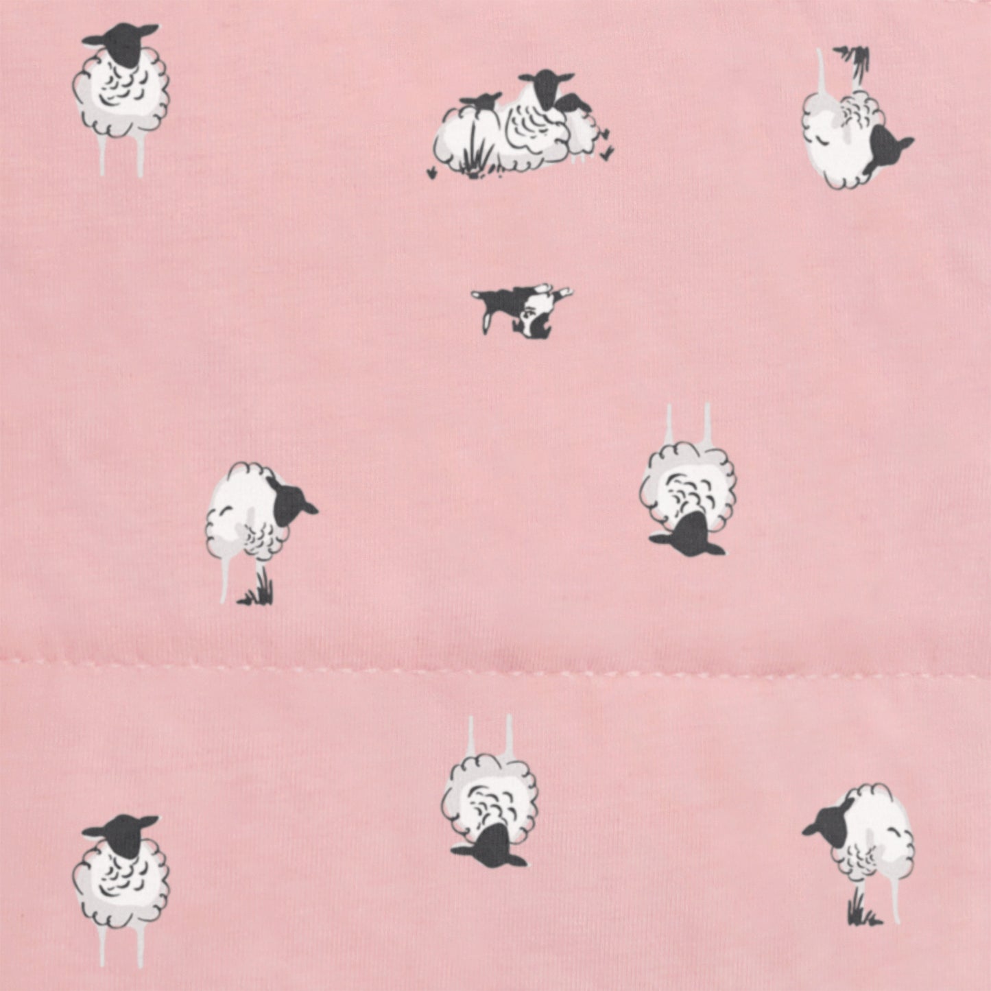 Sleep Suit Long Sleeve Two-Piece 2.5 TOG Organic Cotton/Merino Wool Rose Lamb's Best Friend