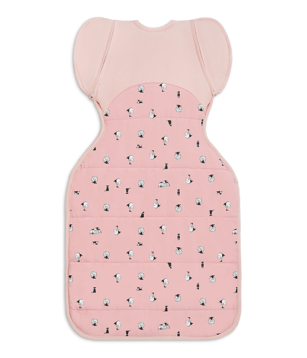 Swaddle Up™ Transition Bag 2.5 TOG Organic Cotton/Merino Wool Rose Lamb's Best Friend