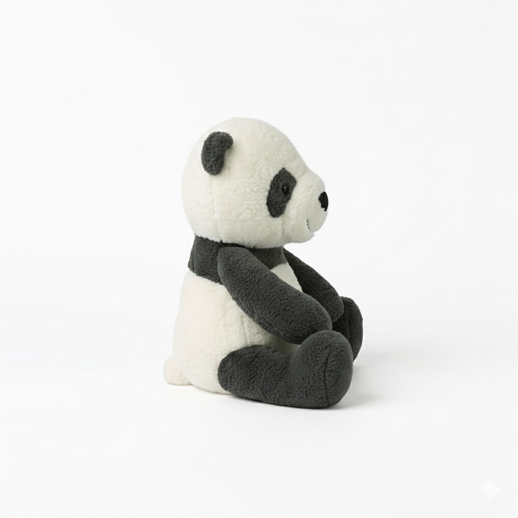 Plush Toy Panu the Panda Black & White 22cm WWF
