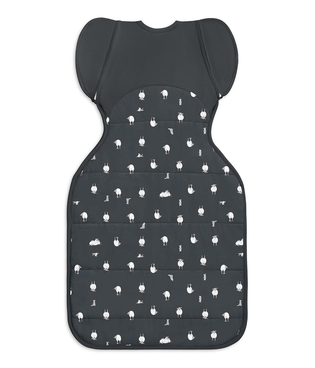 Swaddle Up™ Transition Bag 2.5 TOG Organic Cotton/Merino Wool Charcoal Lamb's Best Friend