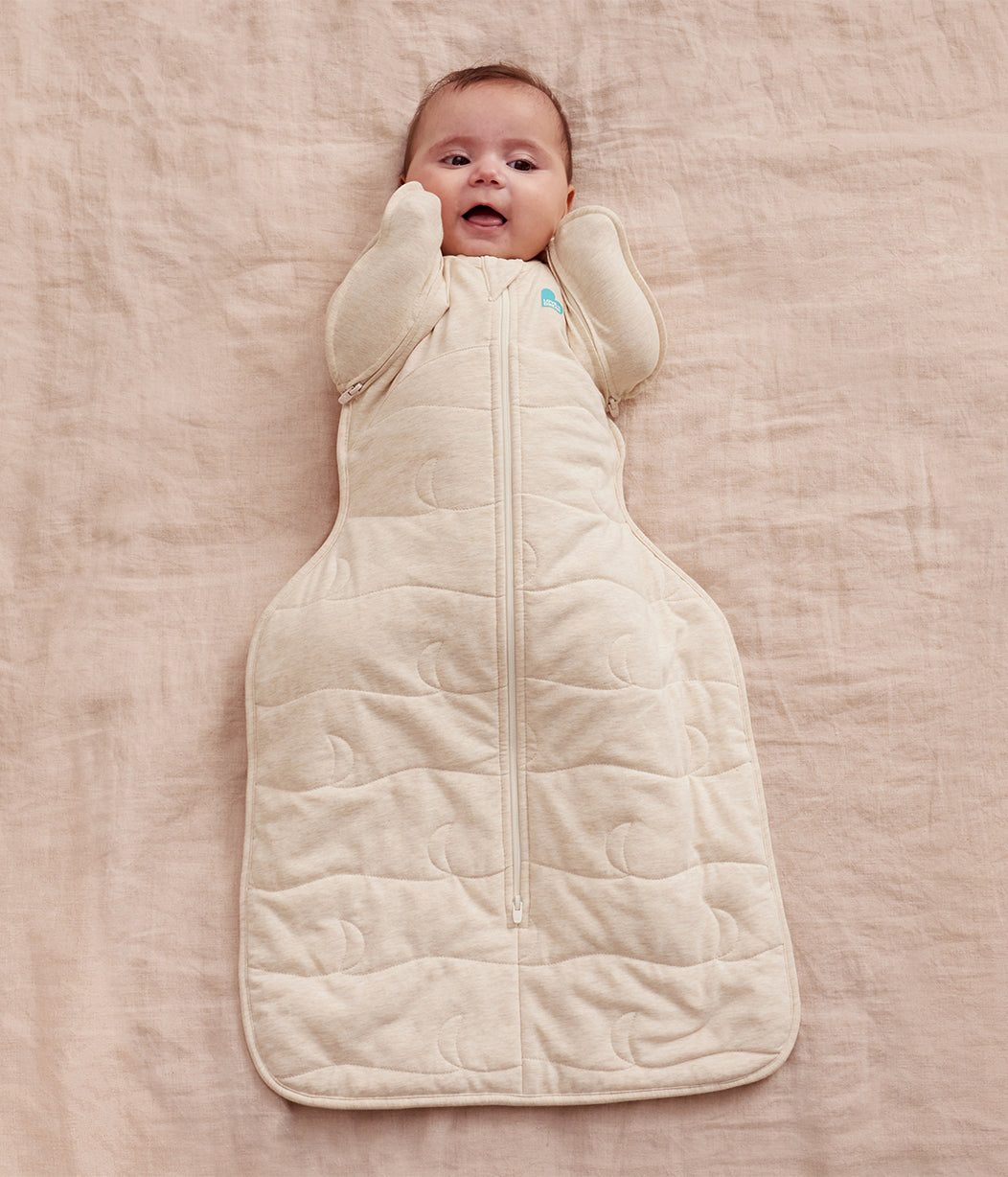 Swaddle Up™ Transition Bag 3.5 TOG Cotton Oatmeal Moon Quilting