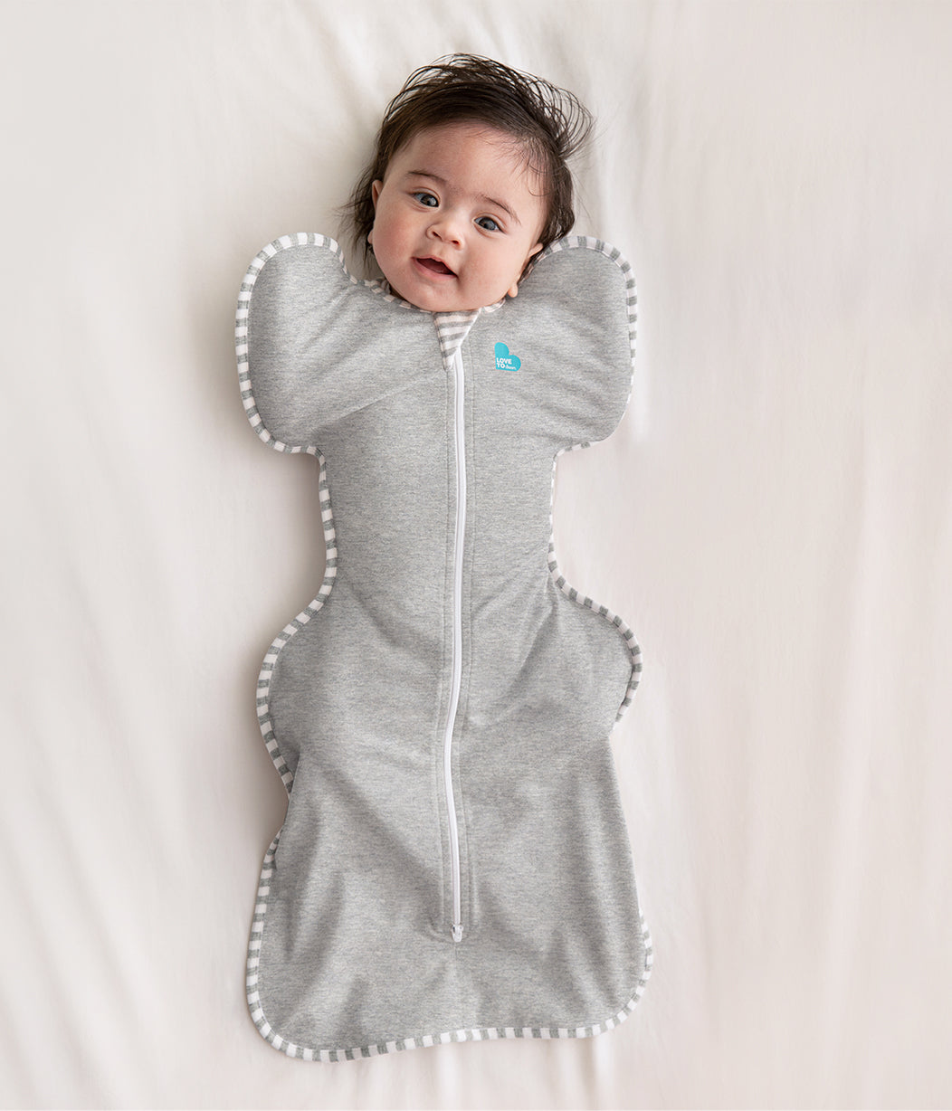 Swaddle Up™ 1.0 TOG (20-24°C) Grey Original Cotton