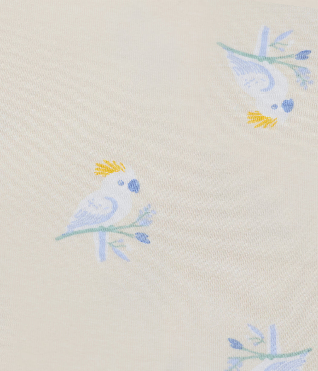 Swaddle Up™ 1.0 TOG Cotton Cream Cockatoos