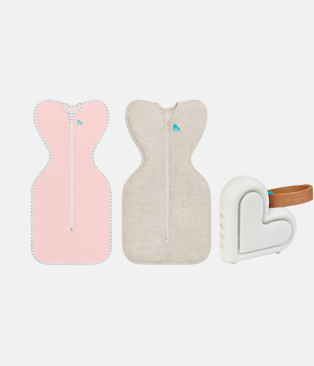 Sleep Machine Starter Bundle | 1.0 TOG | Oatmeal | Dusty Pink