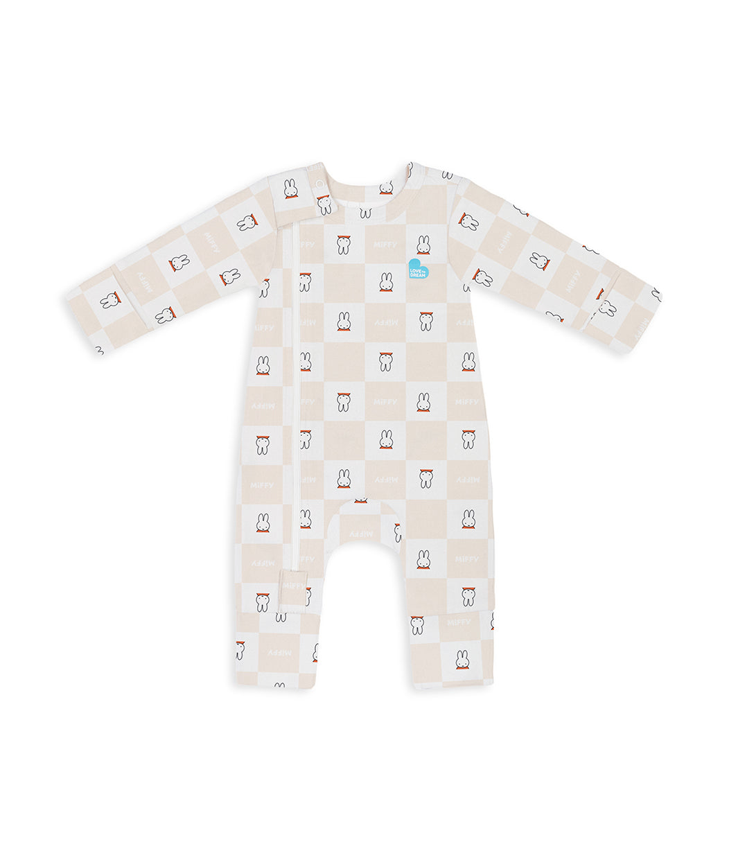 Romper Viscose from Bamboo Birch Miffy Checker