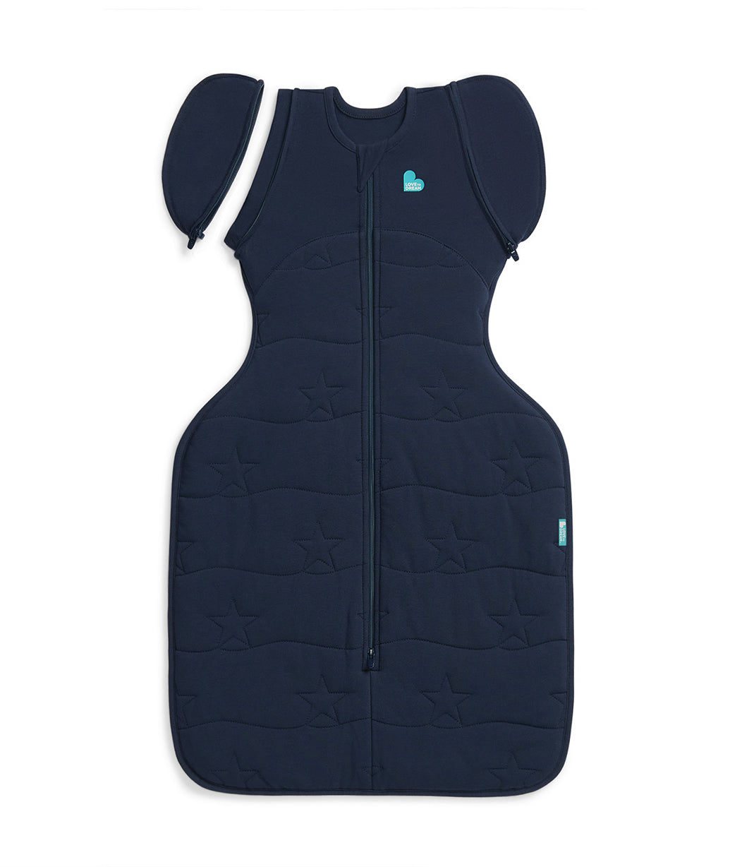 Swaddle Up™ Transition Bag 3.5 TOG Cotton Navy Star Quilting
