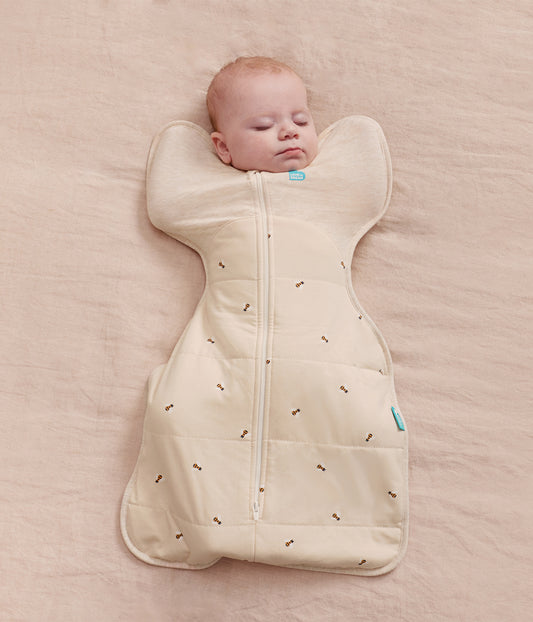 Swaddle Up Starter Bundle | 2.5 TOG | Oatmeal Bees | Olive Bees 2