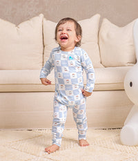 Romper Viscose from Bamboo Blue Miffy Checker