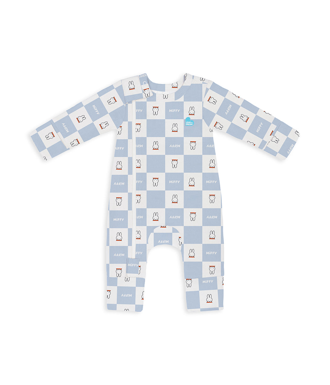 Romper Viscose from Bamboo Blue Miffy Checker