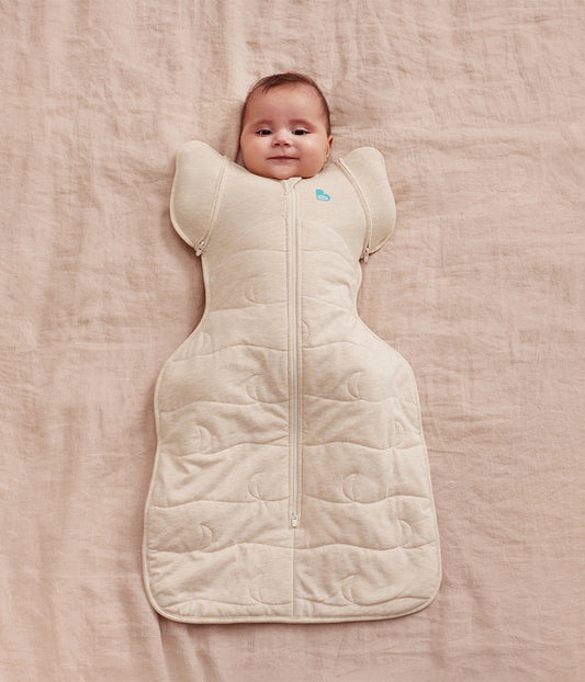 Swaddle Up™ Transition Bag 3.5 TOG Cotton Oatmeal Moon Quilting