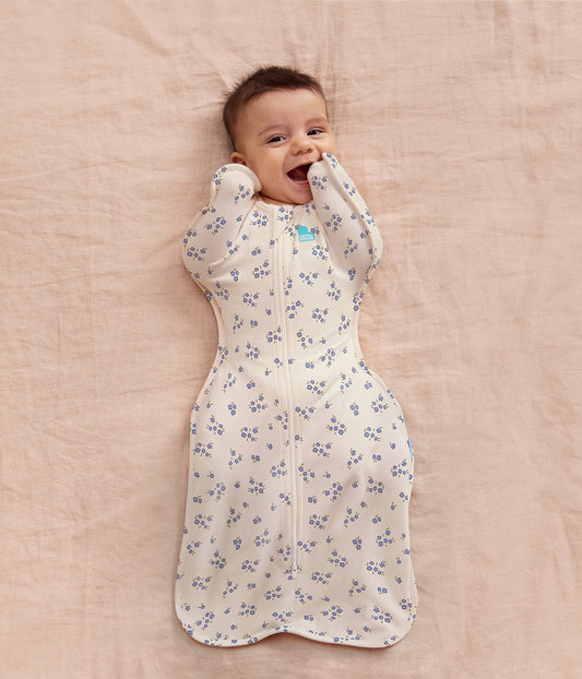 Swaddle Up™ 1.0 TOG Cotton Jacaranda Meadow