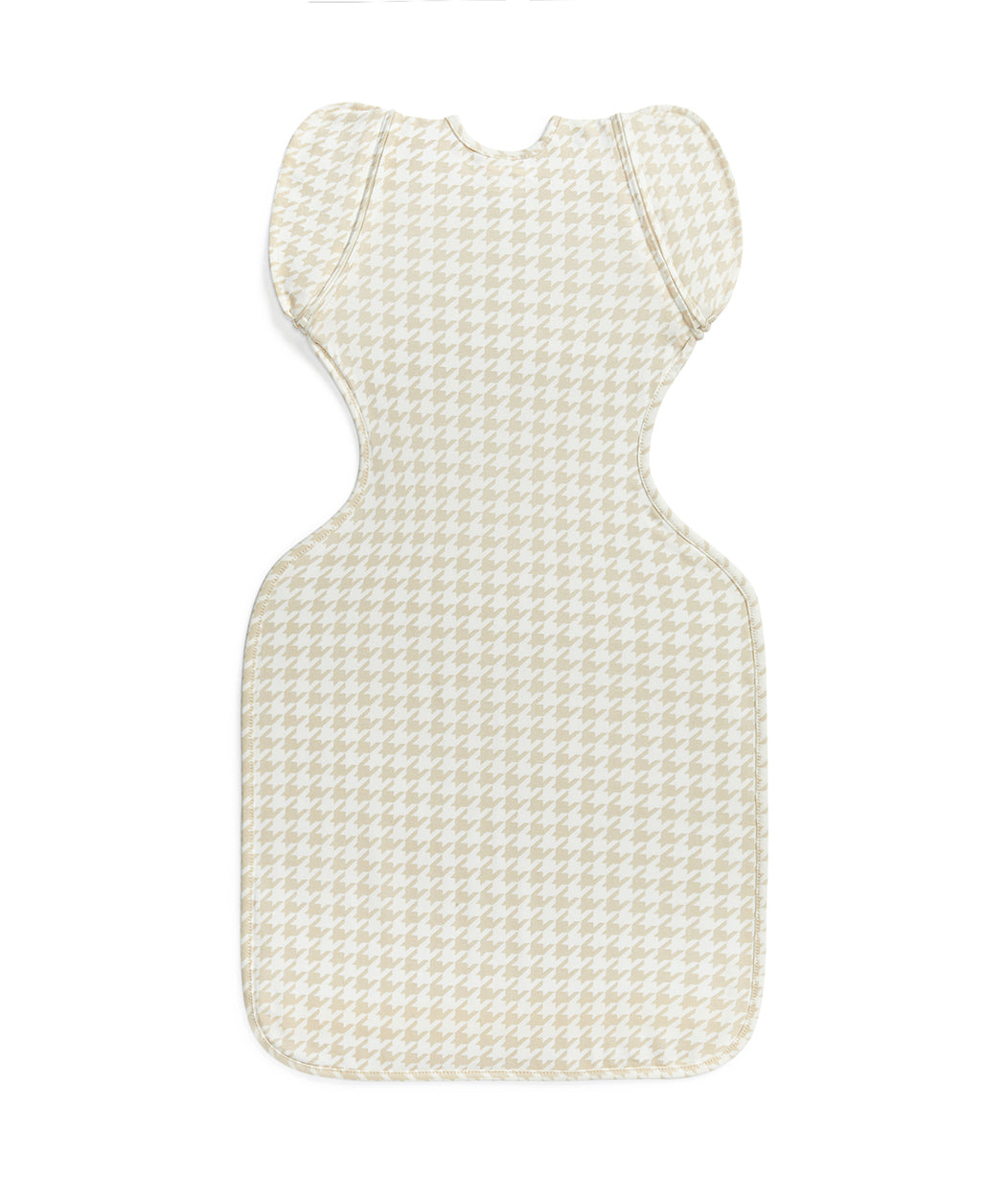 Swaddle Up™ Transition Bag 1.0 TOG Cotton Tan Houndstooth