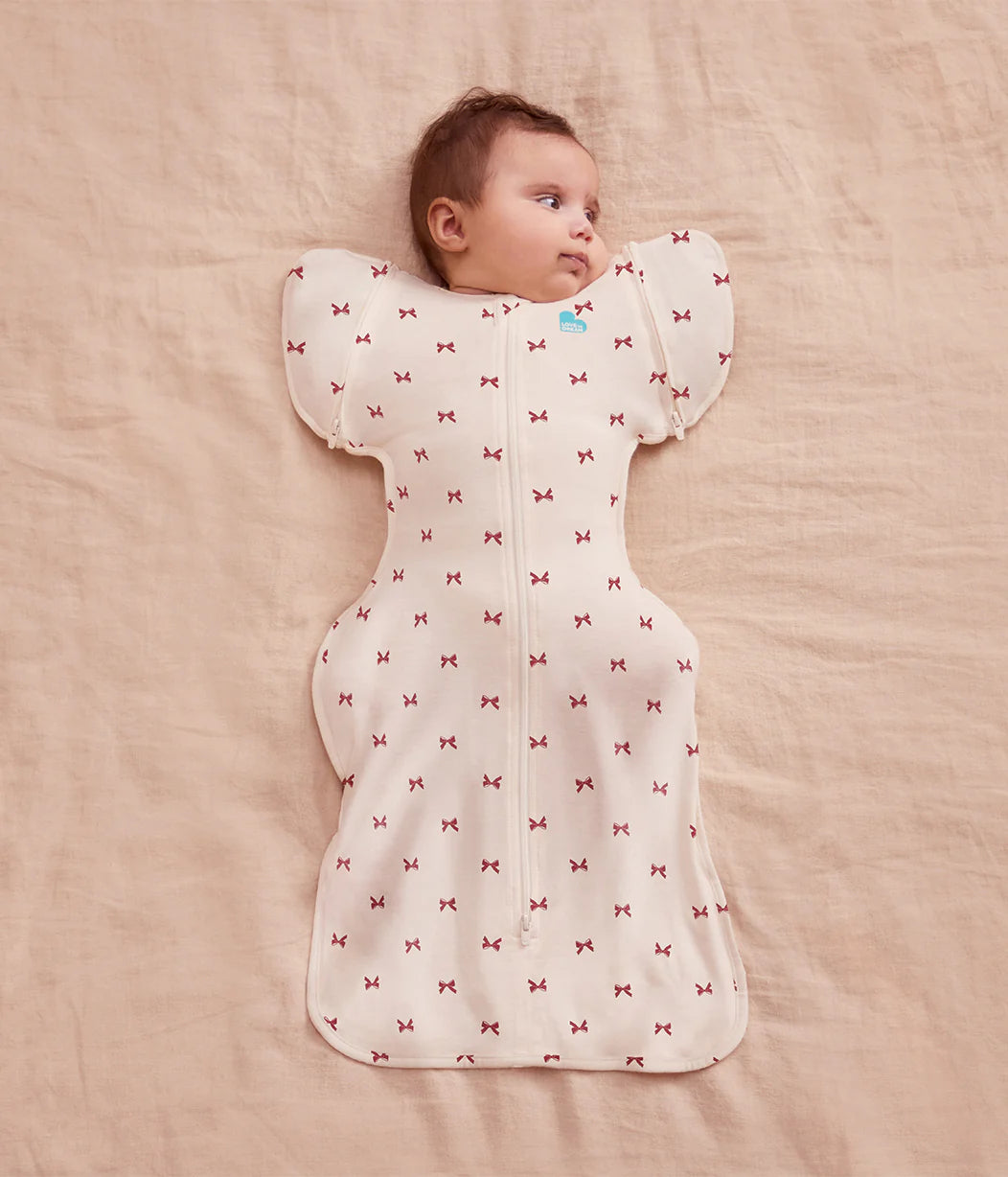 Transitioning & Romper | 1.0 TOG | Bamboo | Cream Bows