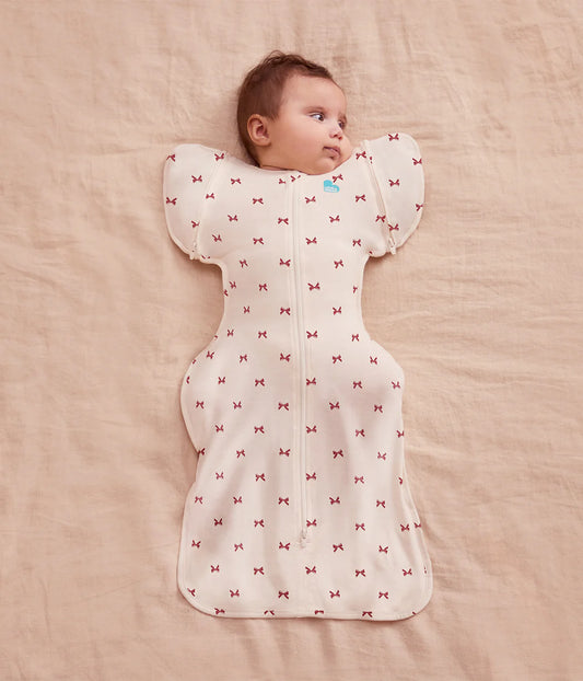 Transitioning & Romper | 1.0 TOG | Bamboo | Cream Bows