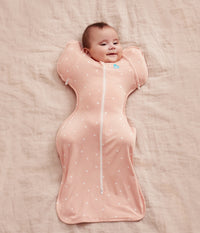 Swaddle Up™ Transition Bag 0.2 TOG Viscose from Bamboo Blush Hearts