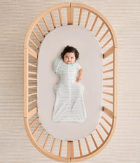 Swaddle Up™ Transition Bag 0.2 TOG Cotton Olive Stripe