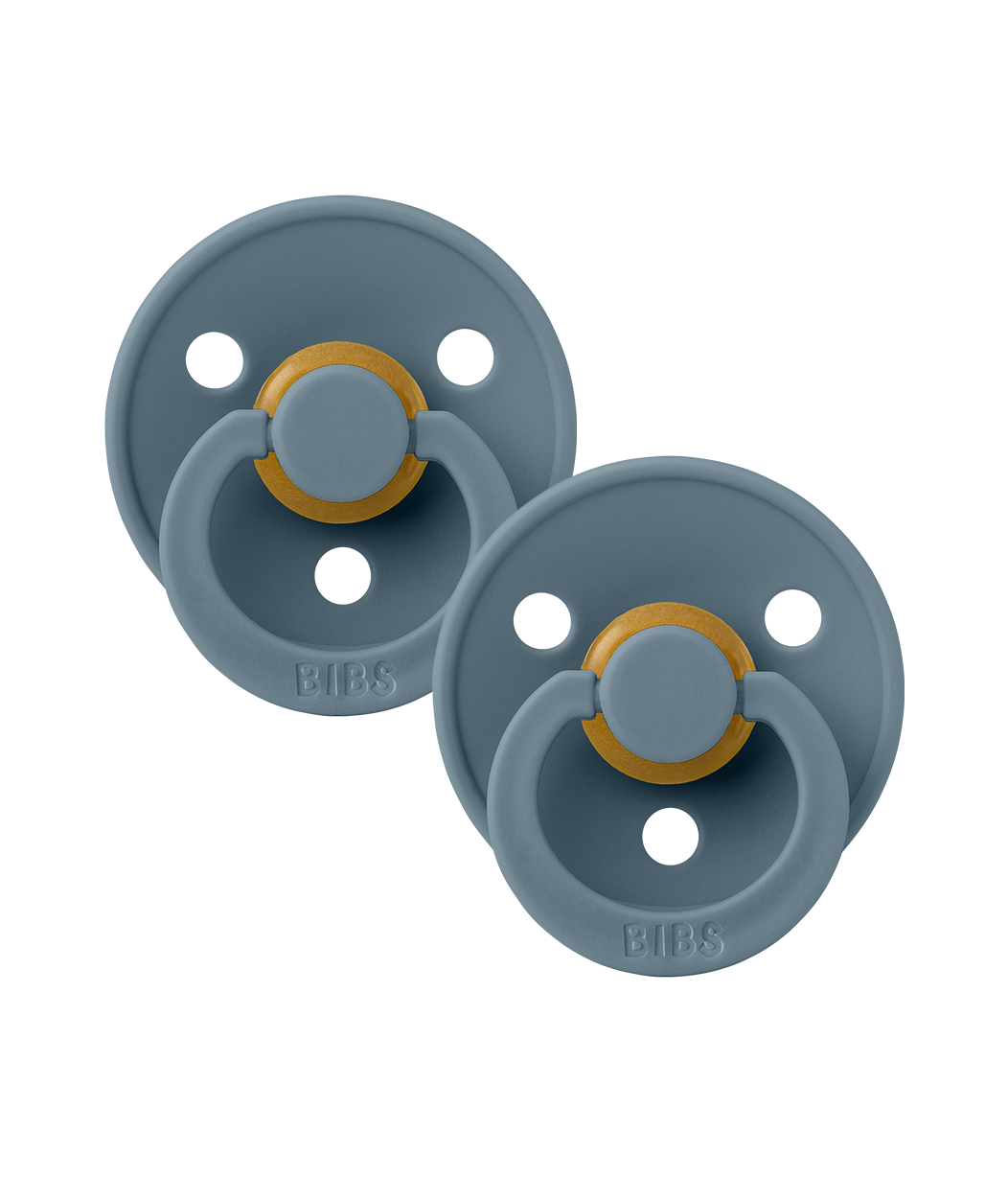 BIBS® Dummies 2 Pack Round Petrol