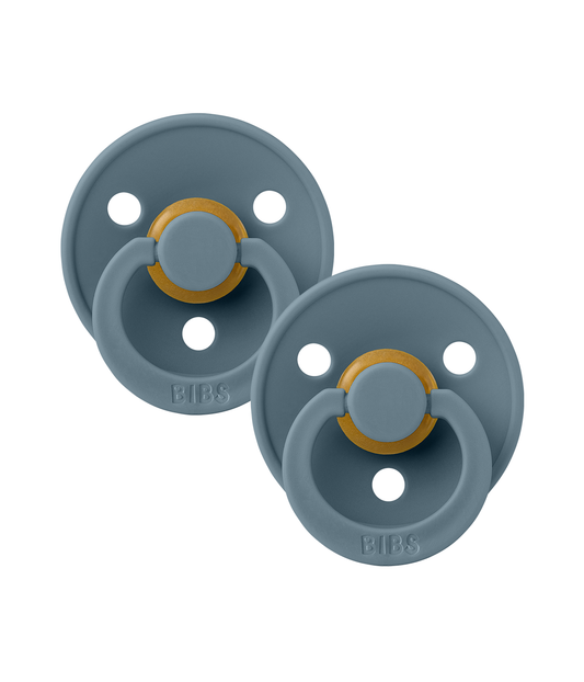 BIBS® Dummies 2 Pack Round Petrol