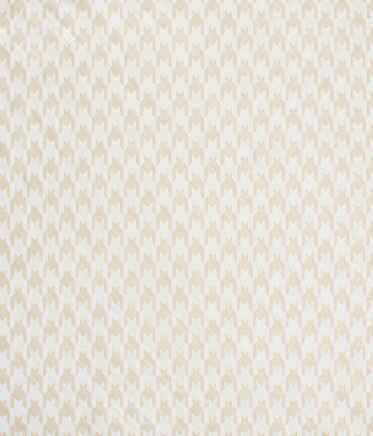 Hooded Towel Muslin Tan Houndstooth