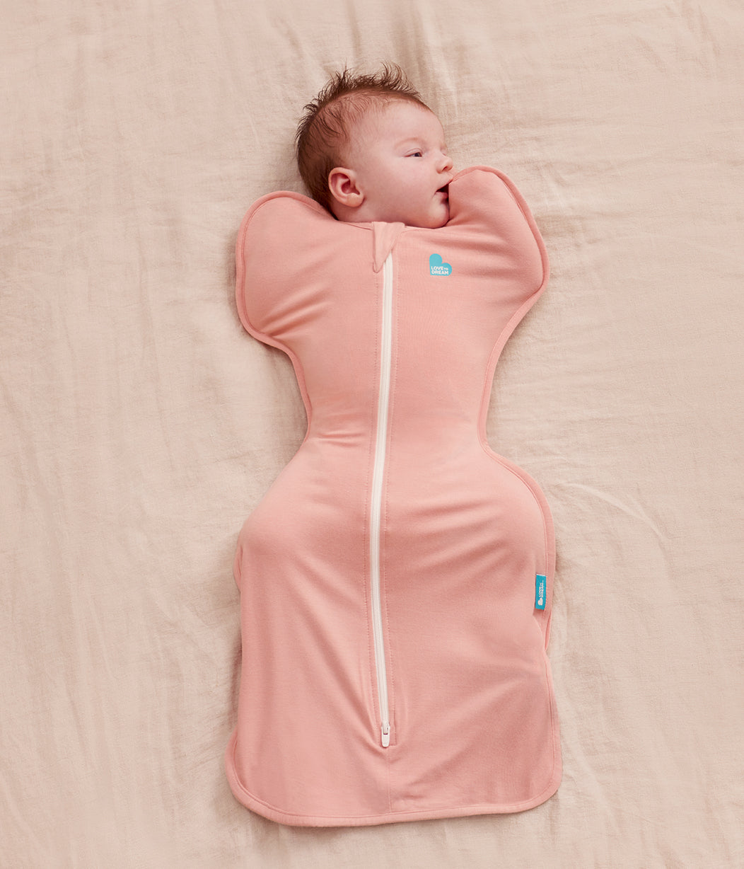 Swaddle Up™ 1.0 TOG Viscose from Bamboo Light Rose