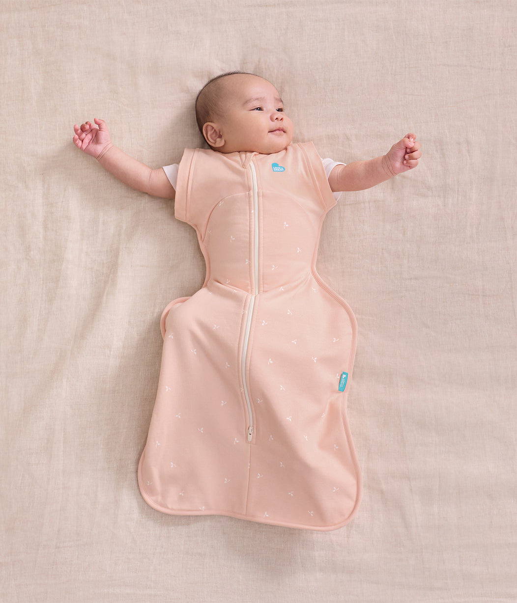 Swaddle Up™ Transition Bag 1.5 TOG Cotton Fleece Blush Twigs
