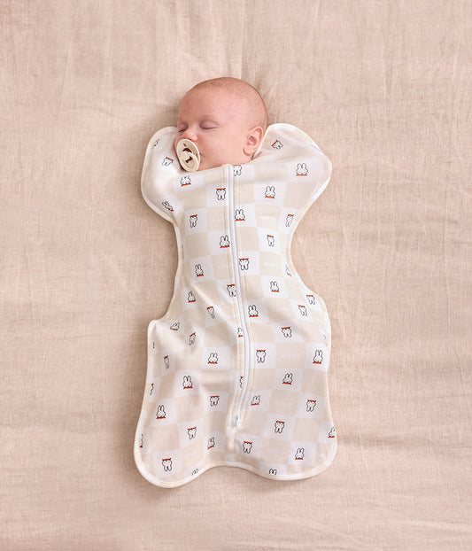 Newborn Essential Miffy Gift Bundle | 1.0 TOG | Swaddle 2 | Romper | Birch